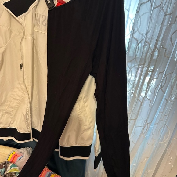 Seven7 Pants - Seven7 Black Apparel straight leg lounge pants